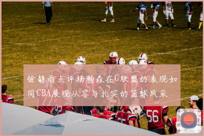 徐静雨点评杨瀚森在G联盟的表现如同CBA展现从容与扎实的篮球风采