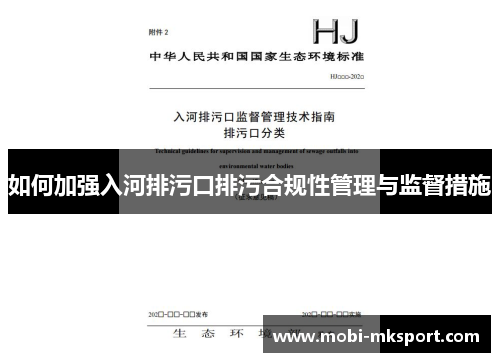 如何加强入河排污口排污合规性管理与监督措施